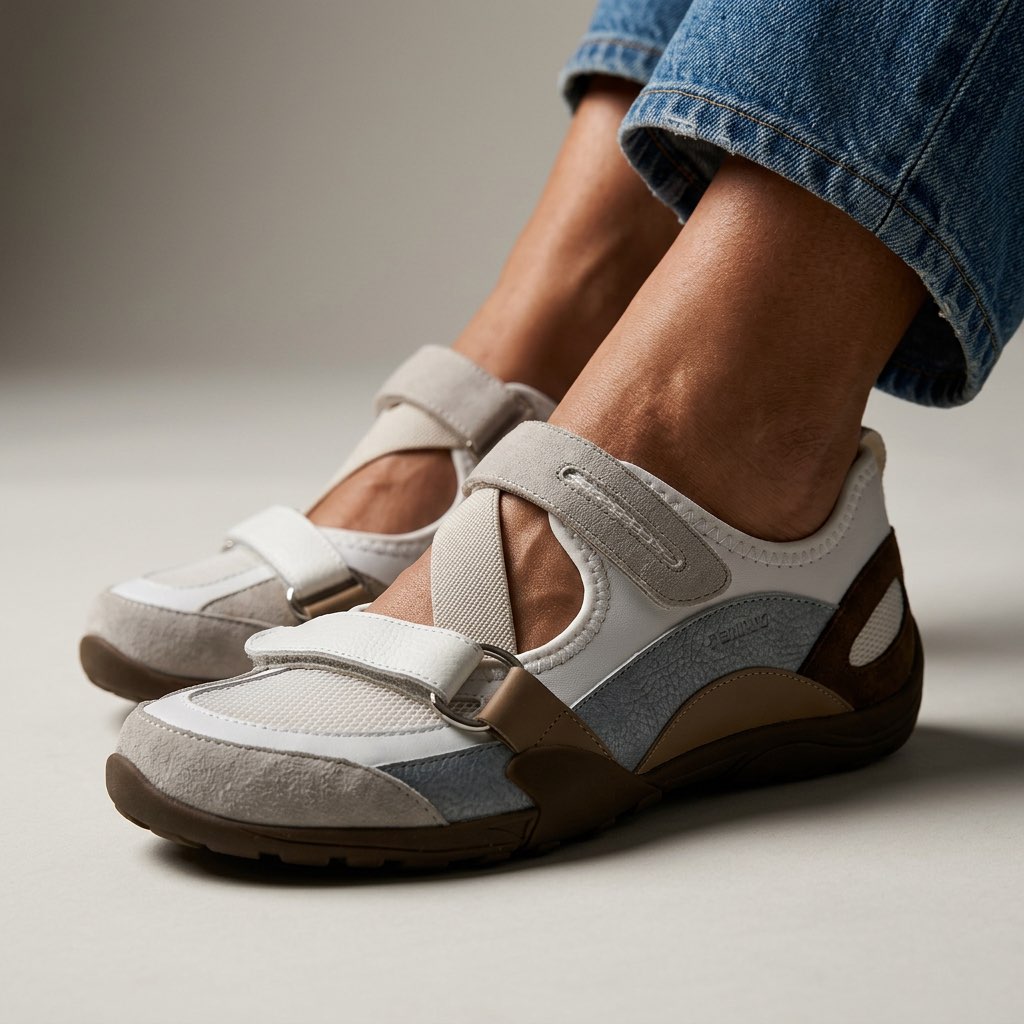 Comfort-Walk Mesh Sneakers