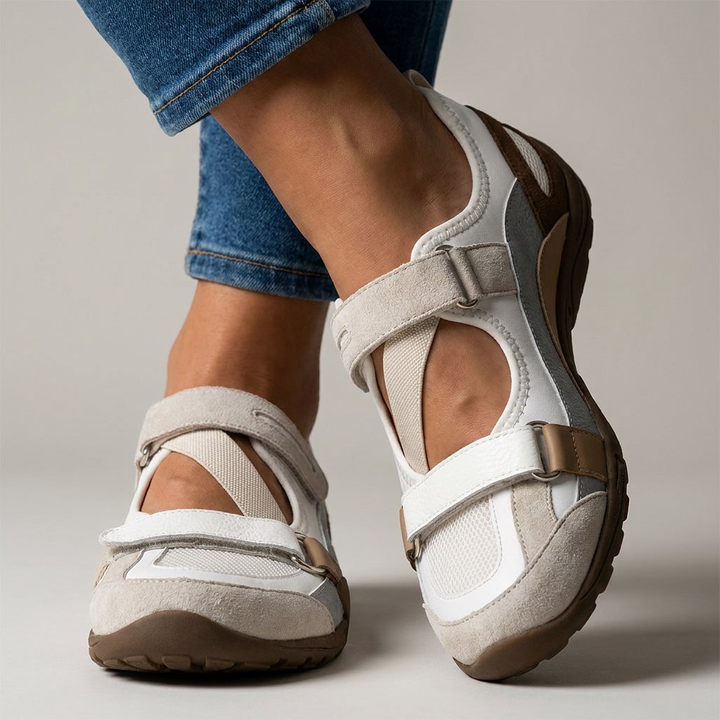 Comfort-Walk Mesh Sneakers
