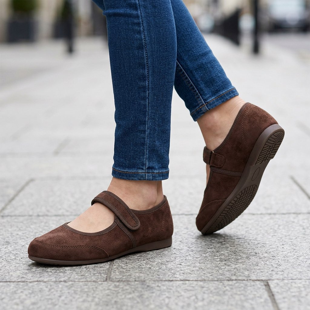 Comfort Mary Jane Flats