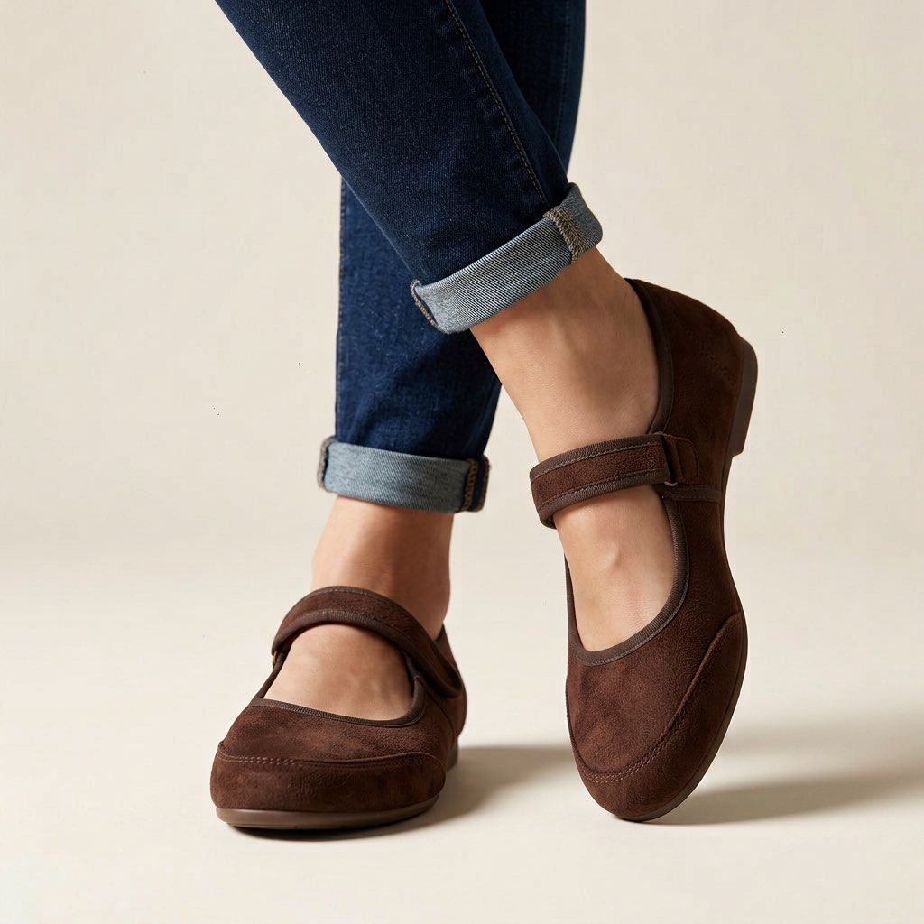 Comfort Mary Jane Flats