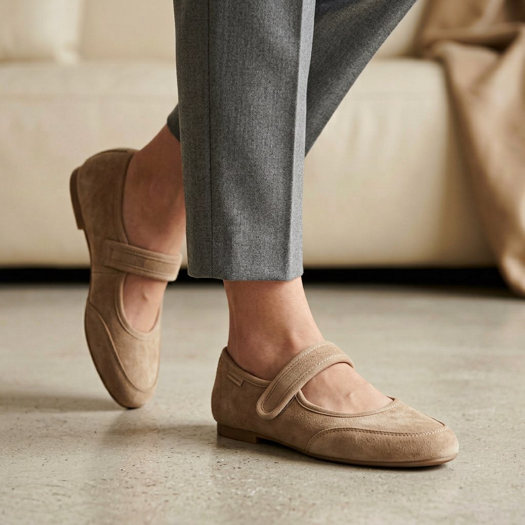 Comfort Mary Jane Flats