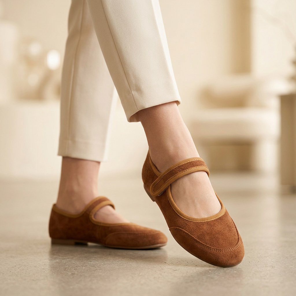 Comfort Mary Jane Flats