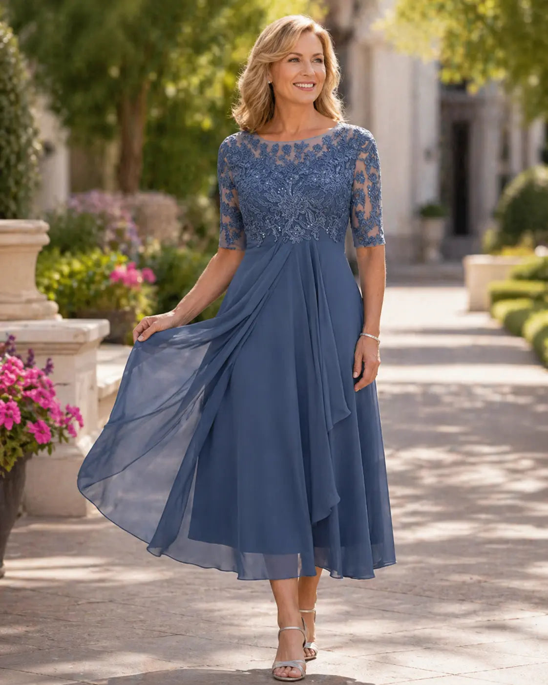 Mirage elegant dress - Blue
